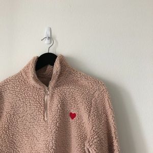 SOLD//SHEIN half zip sweatshirt